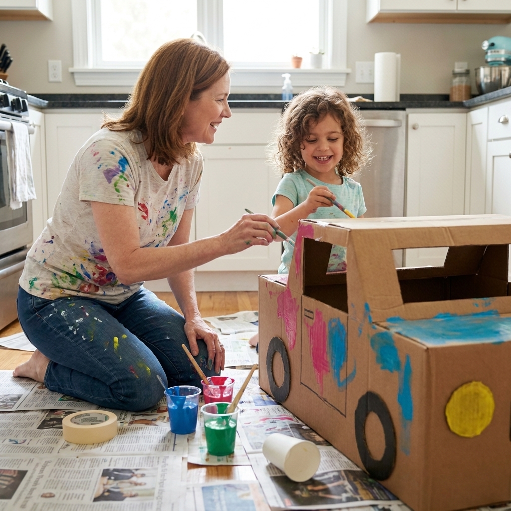 Cardboard Box Masterpieces for 5 and 6-Year-Olds