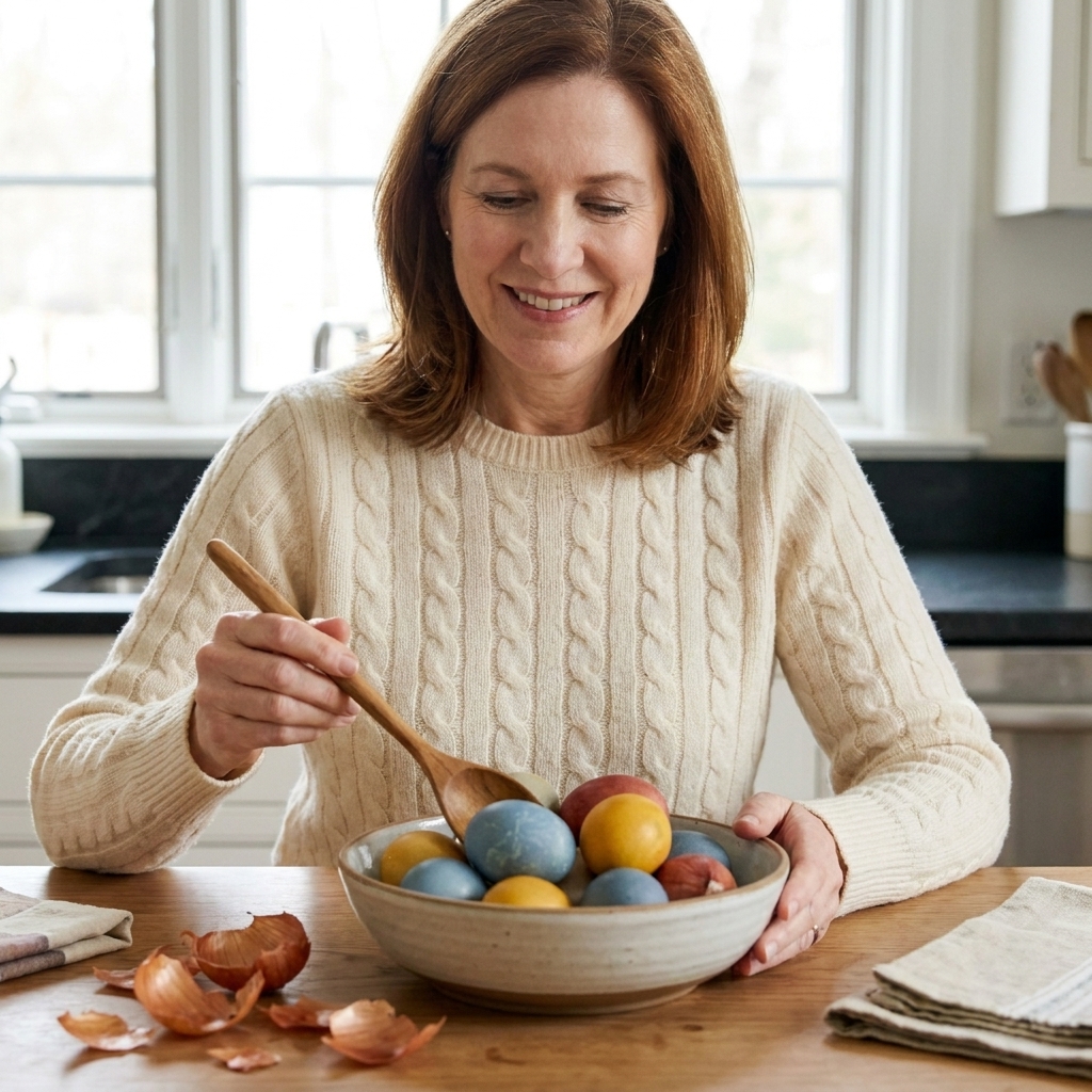 Natural Easter Egg Dye With Kitchen Scraps