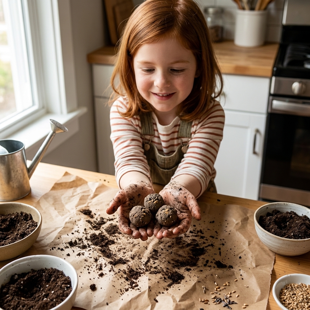 How to Make Seed Bombs with Kids