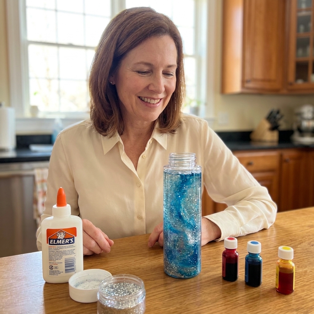 Calming Sensory Bottles for Anxious Kids