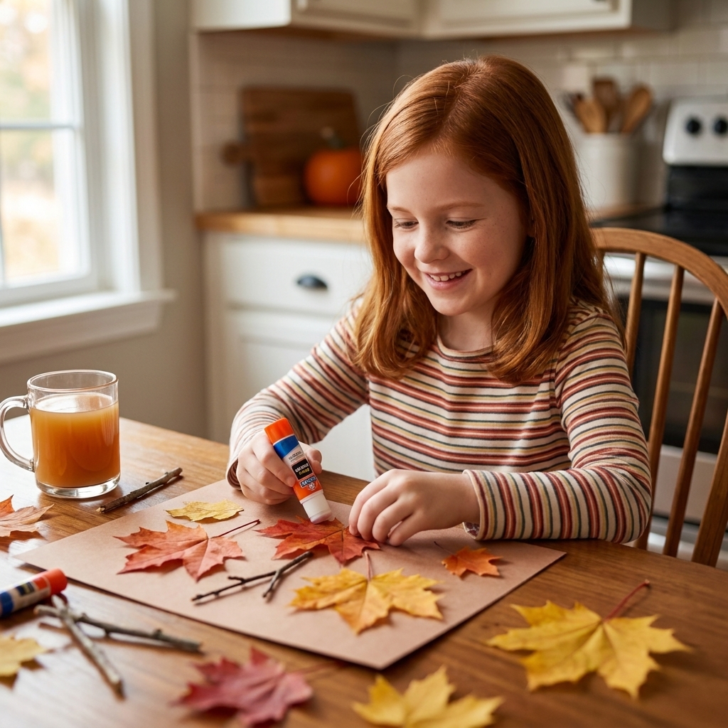 12 Easy Fall Nature Crafts for Kindergarteners Using Leaves and Twigs