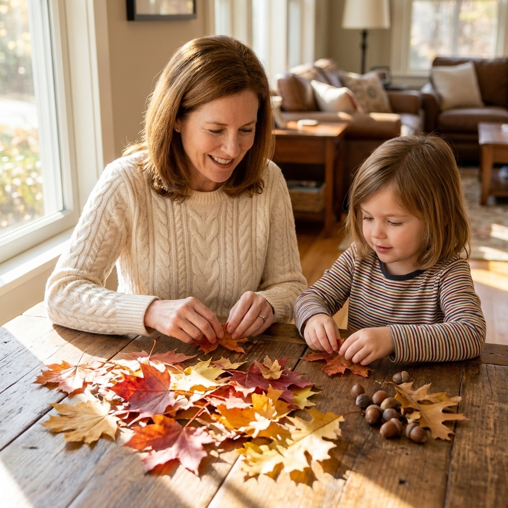 Counting with Nature: 15 Math Activities with Fall Leaves and Acorns