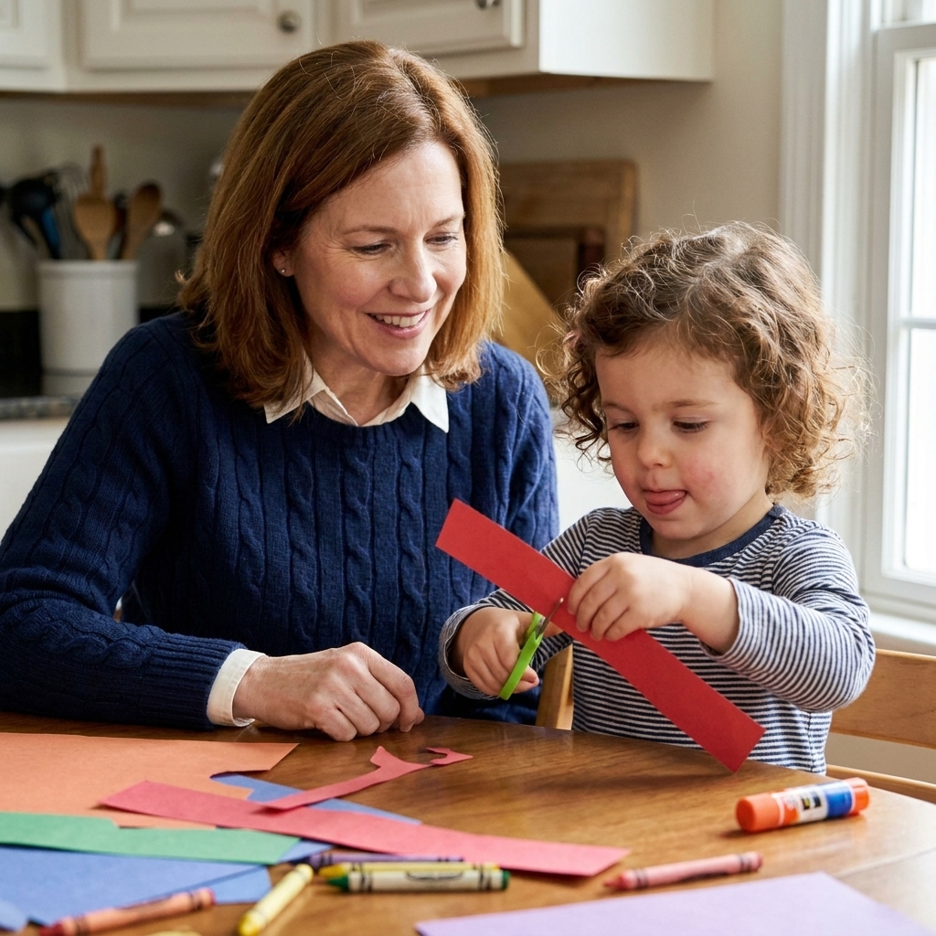 12 Easy Paper Cutting Crafts for Preschool Scissor Skills