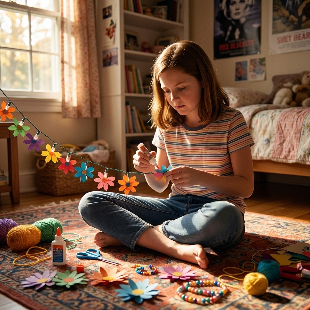 Screen-Free DIY Room Decor for Tweens