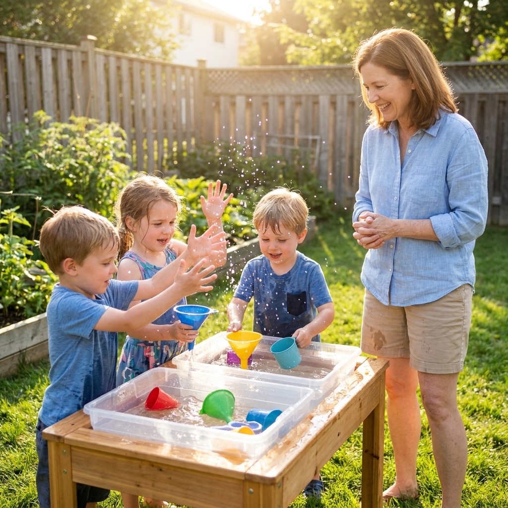 Outdoor Water Play Activities: 12 Summer Sensory Ideas to Beat the Heat